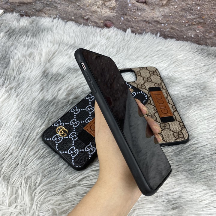 Ốp Lưng Da G.U.C.C.I Có Logo Nổi Cho iPhone7/8/7Plus/8Plus/X/XS/XR/XSMax/11/11Pro/11ProMax - Mã TZAC290