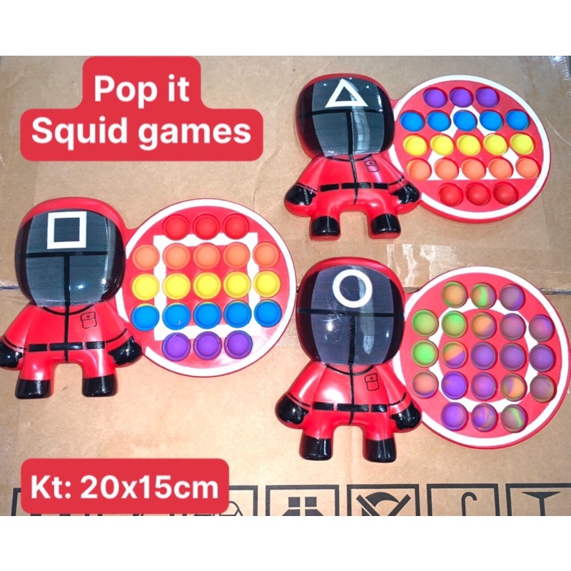 POP IT Squid Game ( trò chơi con mực)