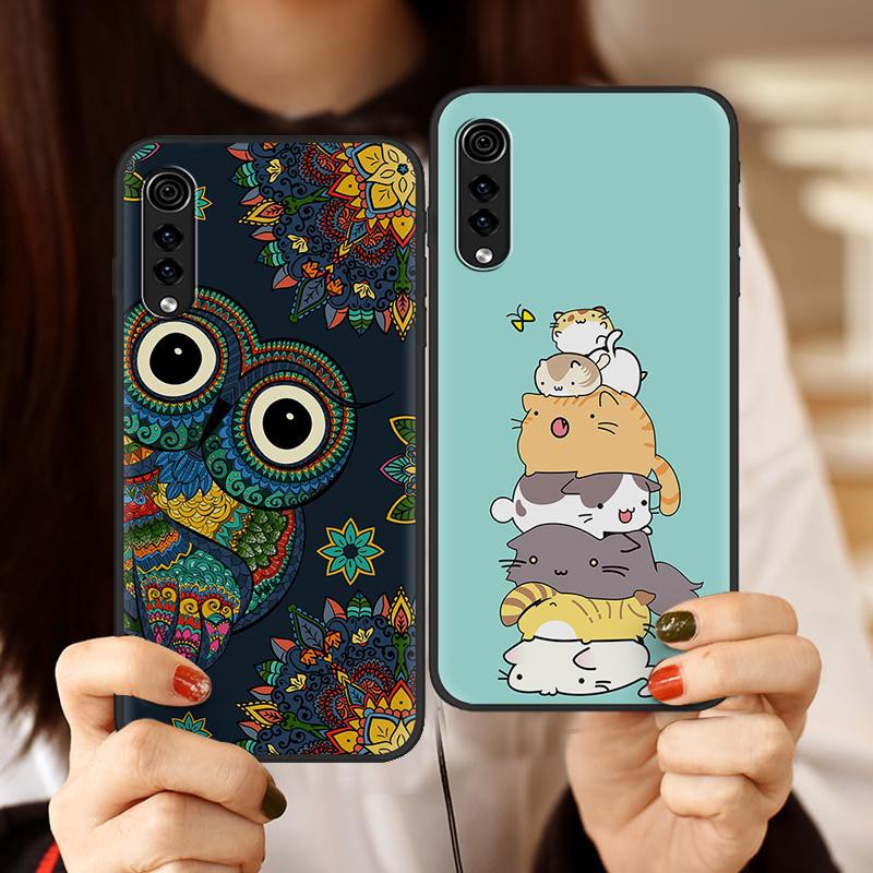 Ốp điện thoại silicon in họa tiết thời trang cho LG Velvet 4G/5G