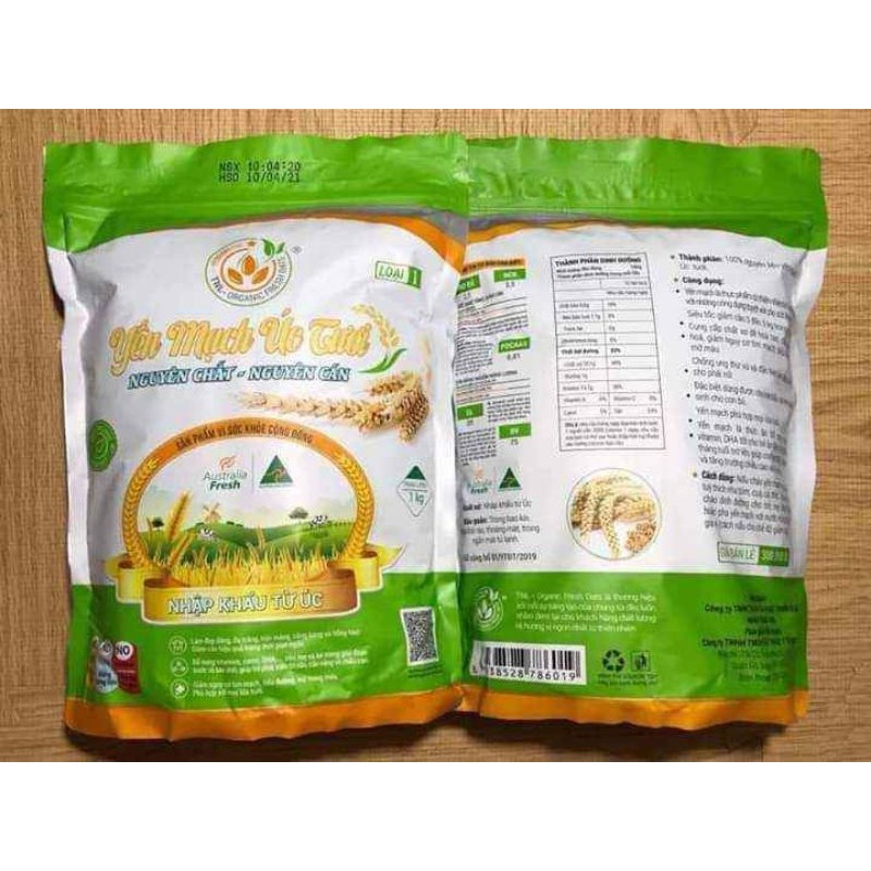 Yến Mạch Úc Tươi Bịch 1kg