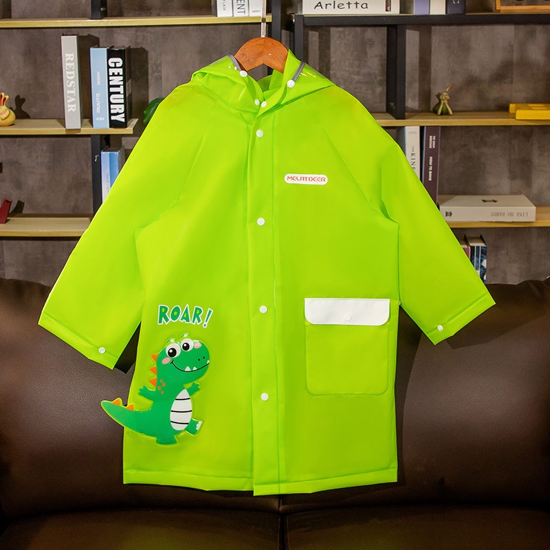 ♛Áo Mưa Họa Tiết Hoạt Hình Xinh Xắn Dành Cho Bé