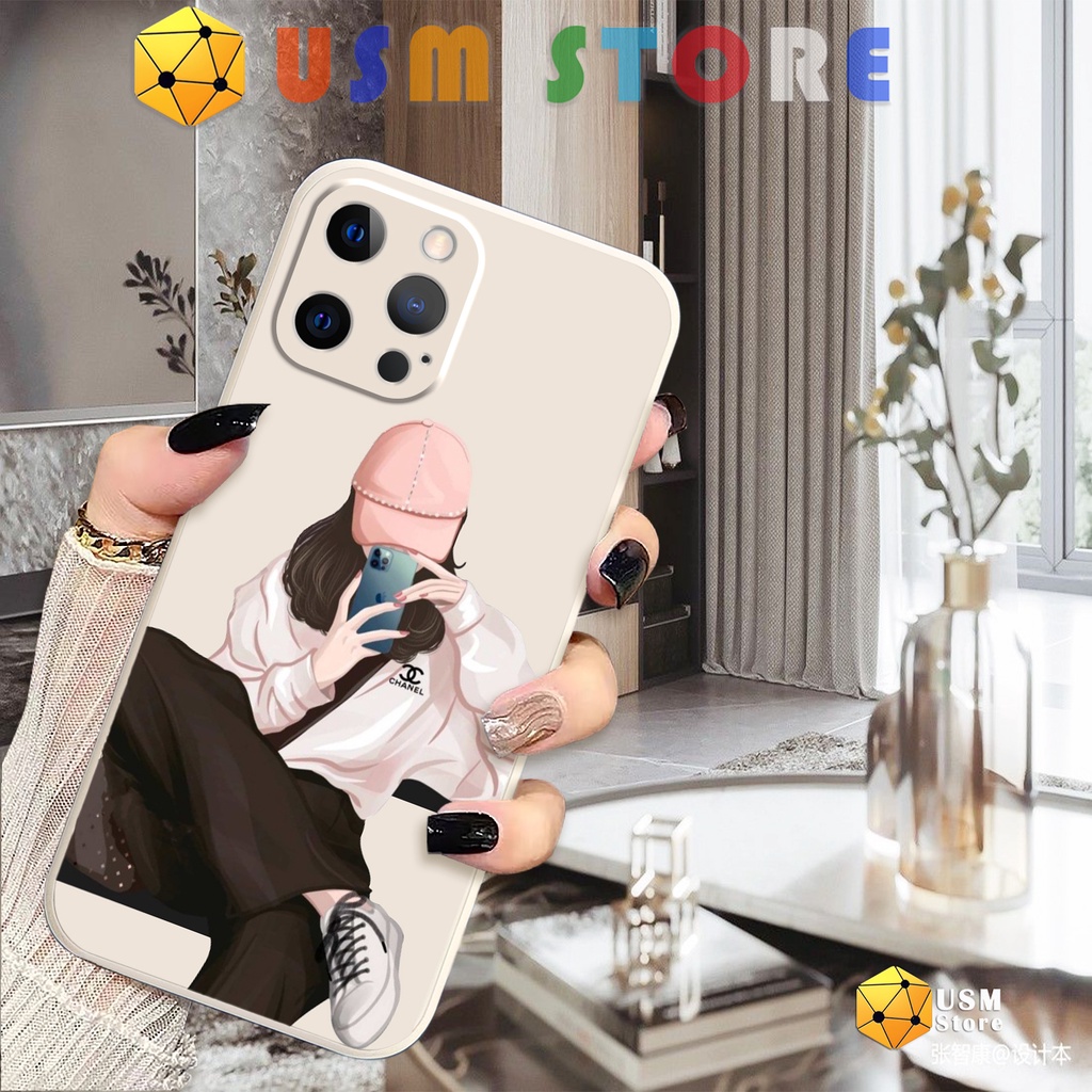 Ốp iphone 6s/6p/7p/8p/XS/XSmax/XR/11 Pro/11 Promax/12 Mini/12 Pro/12 Promax/13 Promax/13 Mini, viền vuông, bảo vệ camera