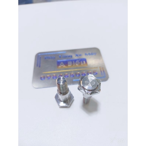 Ốc chống nghiêng INOX 304 SALAYA sáng bóng mẫu Thái gắn các dòng xe honda yamaha