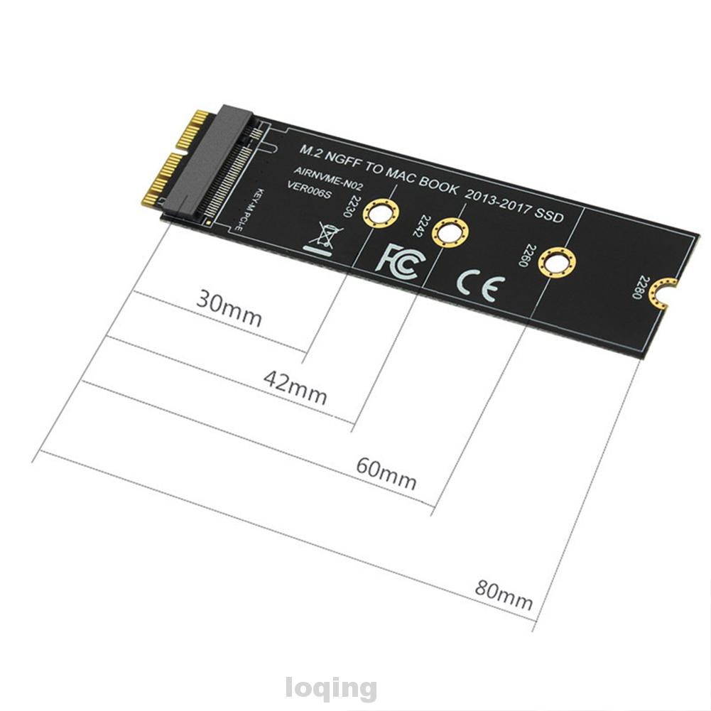 Mô Đun Chuyển Đổi Tốc Độ Nhanh Ssd M.2 Ngff Sang Nvme Cho Macbook 13-17