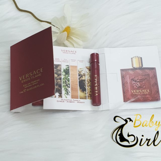 Mẫu Thử Nước Hoa Nam Sample/Vial Versace Eros Flame EDP