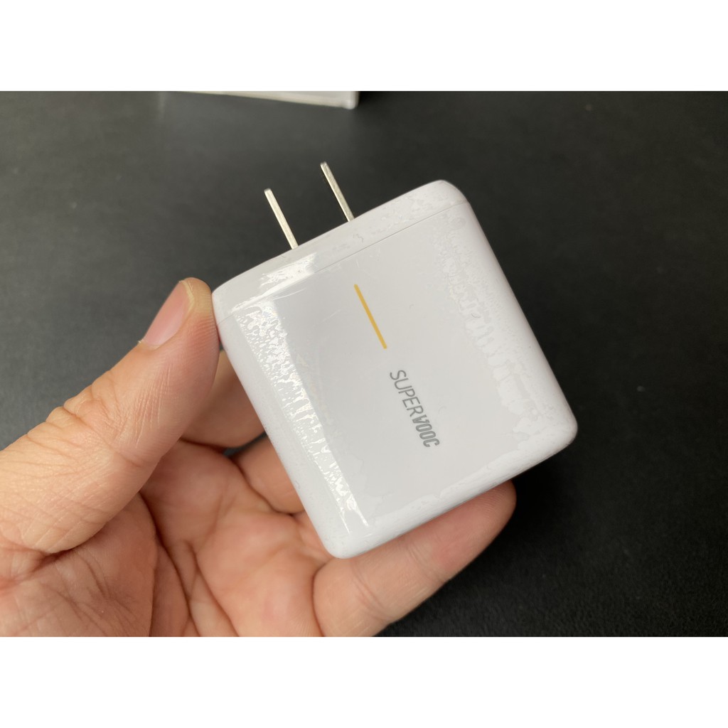 Bộ Sạc OPPO Reno4 Pro - Super VOOC 2.0 65W - Hàng Chính Hãng