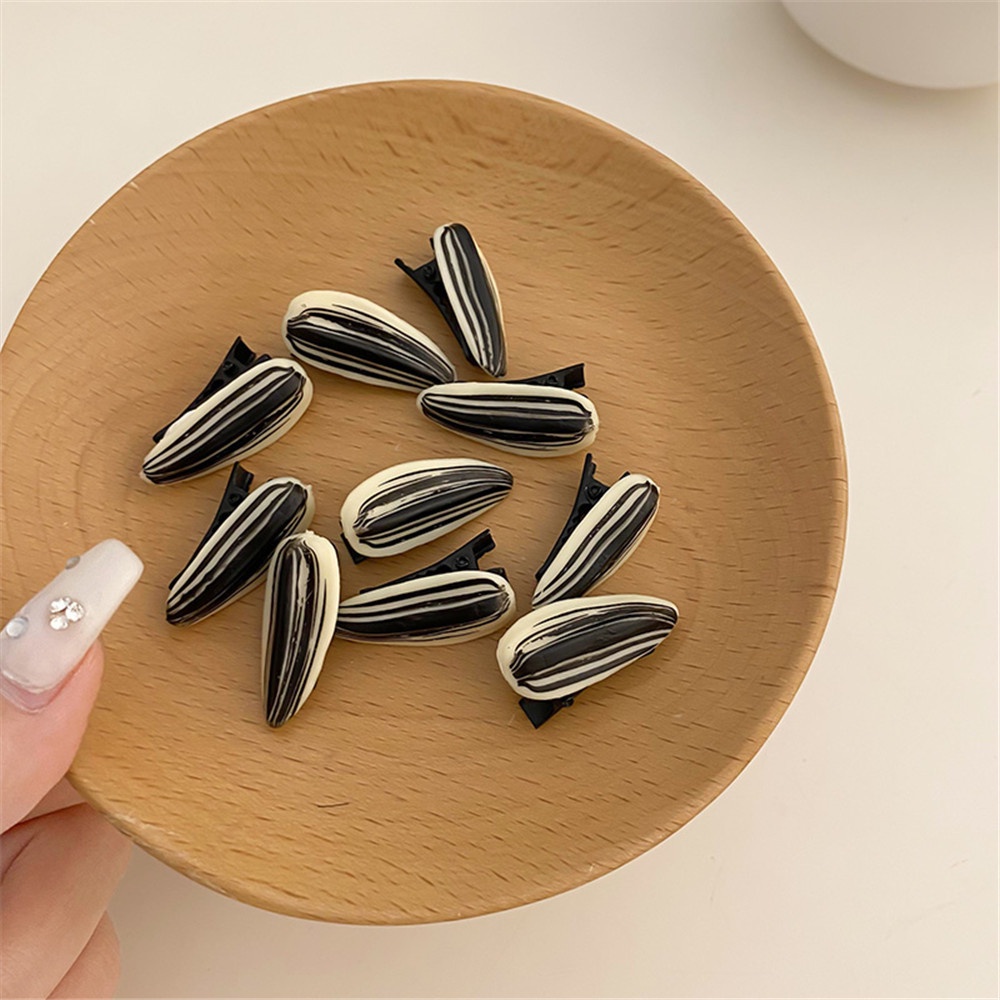 Set 10 Kẹp Tóc Nữ Đính Hạt Dưa Hấu Đáng Yêu