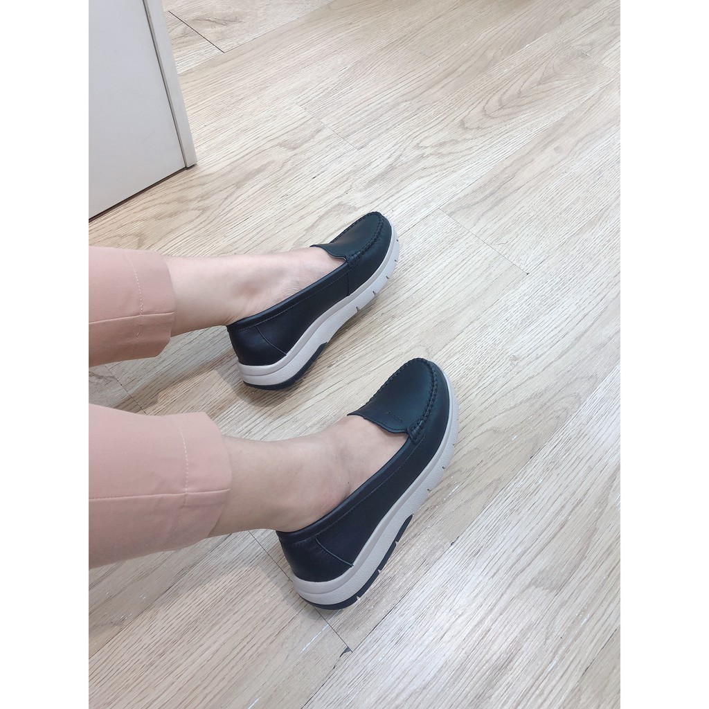 GIÀY MỌI G E O X ĐỘN ĐẾ CHẤT DA THẬT SIÊU ÊM 004185 | BigBuy360 - bigbuy360.vn