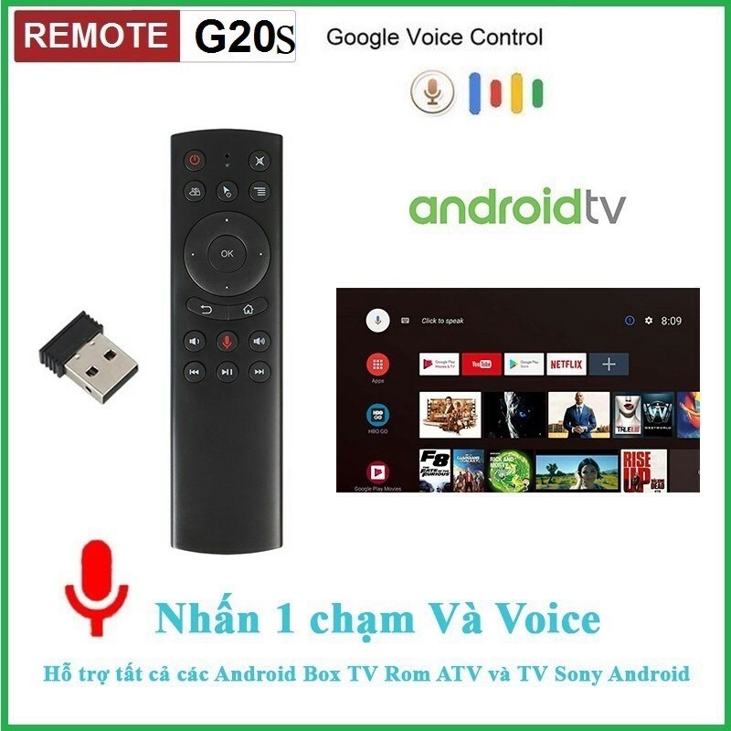 Android TV Box TX3 Mini-A, Wifi 2 băng tần 2.4GHZ/5GHZ, Bluetooth 4.1,  Android TV 9 PIE, Ram 2GB, Bộ nhớ trong 16GB