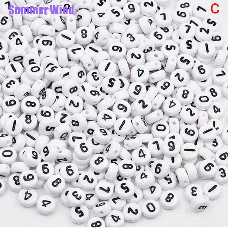 Bộ 100 Hạt Xỏ Lỗ Hình Chữ Cái Xinh Xắn