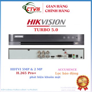 Đầu Ghi Hình Camera HDTVI Hikvision iDS-7204HQHI-M1/S Thông Minh Al Turbo 5.0 Dòng ACCUSENCE Hỗ Trợ Camera HDTVI 5MP & 2