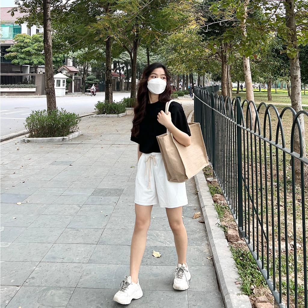 (FREESHIP) set áo thun quần da cá miho.house