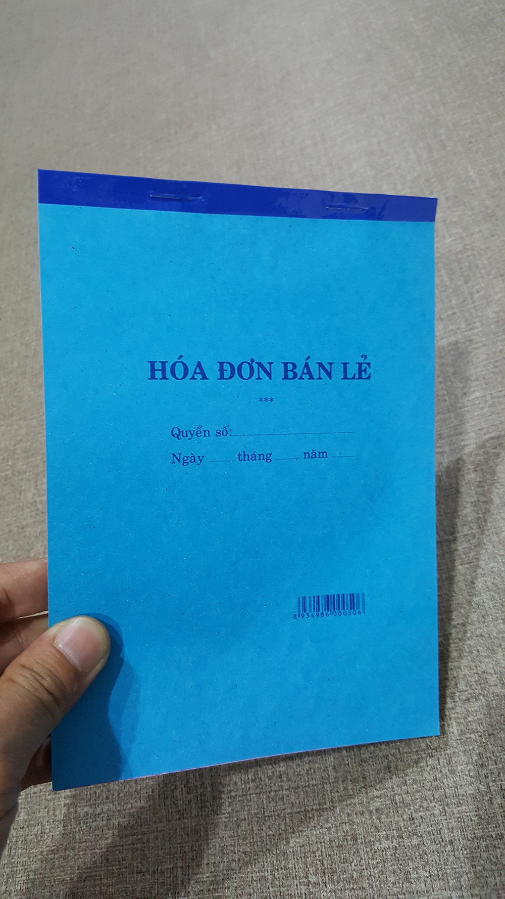 Hóa Đơn Bán Lẻ 2 Liên