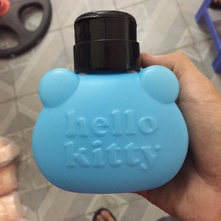 Lọ đựng aceton Hello Kitty