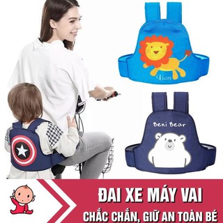 Đai đi xe máy dạng balo cho bé trai/ bé gái - Hàng Việt Nam 2021
