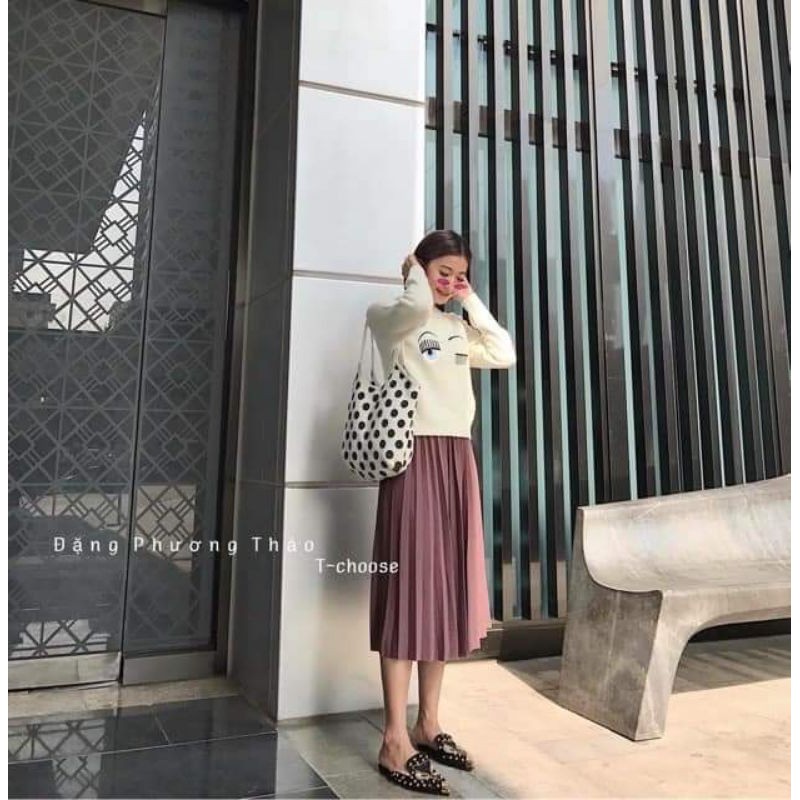 SIÊU PHẨM CHÂN VÁY XẾP LY DÀI HÀNG ĐẸP | BigBuy360 - bigbuy360.vn