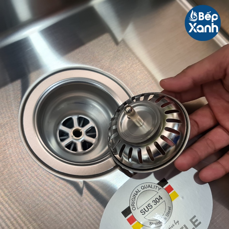 Chậu Rửa Chén Hafele HS20-SSN2S90 567.20.537 - Inox 304 - Ngang 88 cm