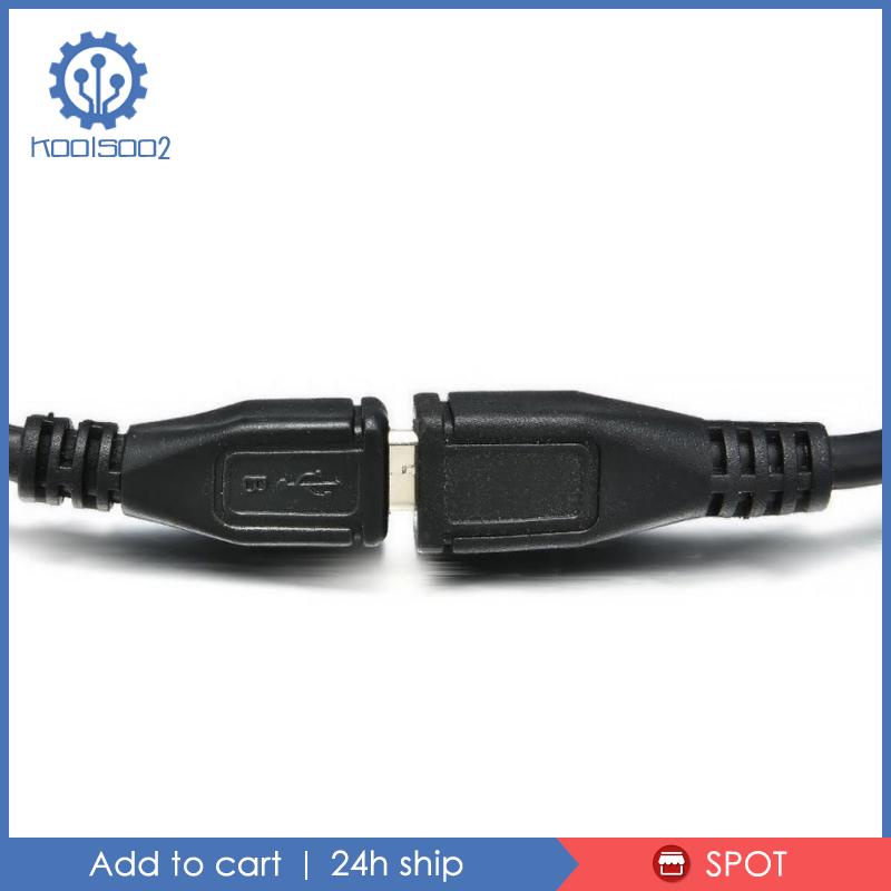 Dây Cáp Nối Dài 25cm Chuyển Đổi Từ Đầu Cắm Micro USB Sang Cổng Cắm Micro USB