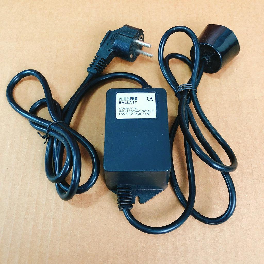 UV Adapter – UV Ballast - Nguồn Đèn UV Diệt Khuẩn AQUAPRO 41W, 220V/16A, 4 Chấu, Dài 2m