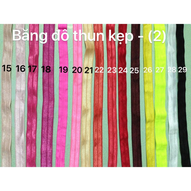 Thun kẹp làm băng đô, cột tóc
