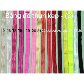Thun kẹp làm băng đô, cột tóc
