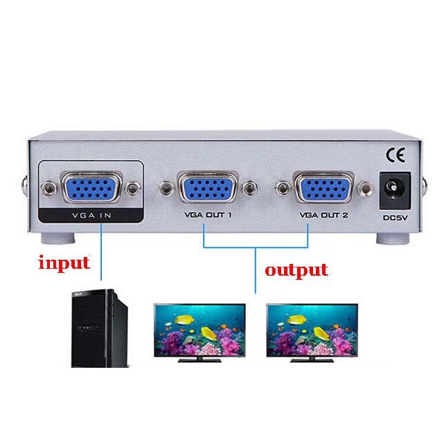 [Hàng Loại 1] [Loại 1] Bộ chia VGA 1 ra 2 cao cấp  - SPANA