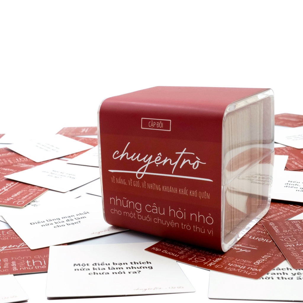 Bộ Thẻ Câu Hỏi "Chuyện Trò" Sản Phẩm Cực Vui Khi Trải Nghiệm Cùng Bạn Bè & Gia Đình The Craft House