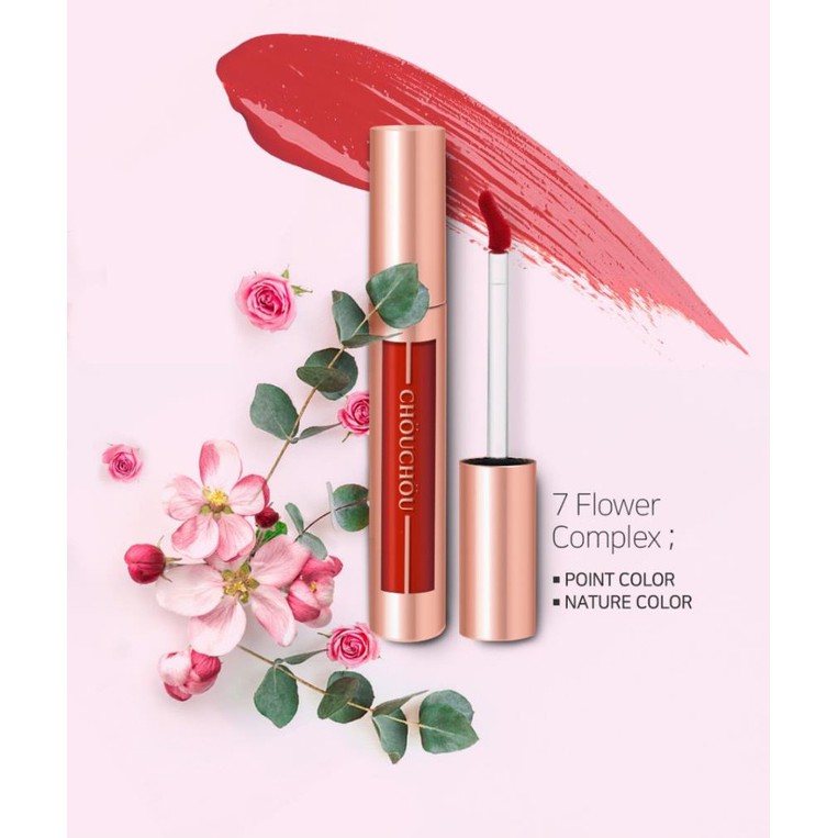 Son kem lì đỉnh cao Chou Chou Professional Matt Lip Color màu 302 (Đỏ gạch) 5g