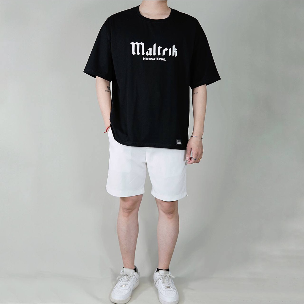 Áo phông unisex MALTRIK International form rộng áo thun basic chất cotton thoáng mát có size lớn cho người Bigsize