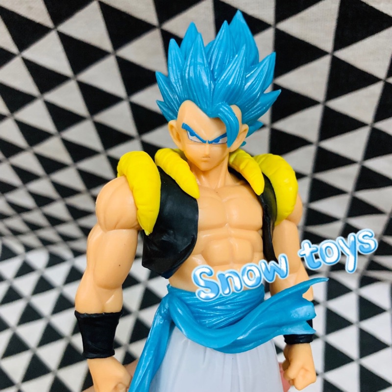 Mô hình Gogeta Dragon Ball Super - Mô hình Gogeta Super Saiyan God Blue - Gogeta tóc xanh - Cao 18cm