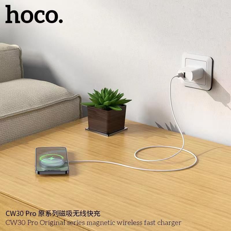 Đế sạc nhanh không dây 15W Hoco CW30 - Hàng chính hãng