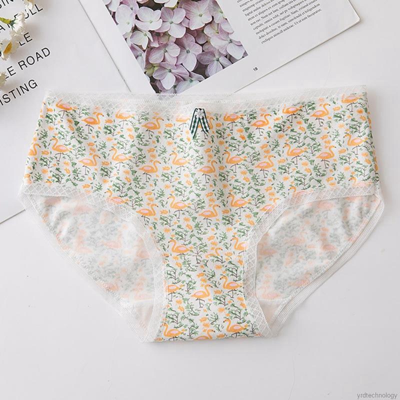 Japanese Style Lace Bowknot Comfortable Mid Waist Seamless Panties | BigBuy360 - bigbuy360.vn