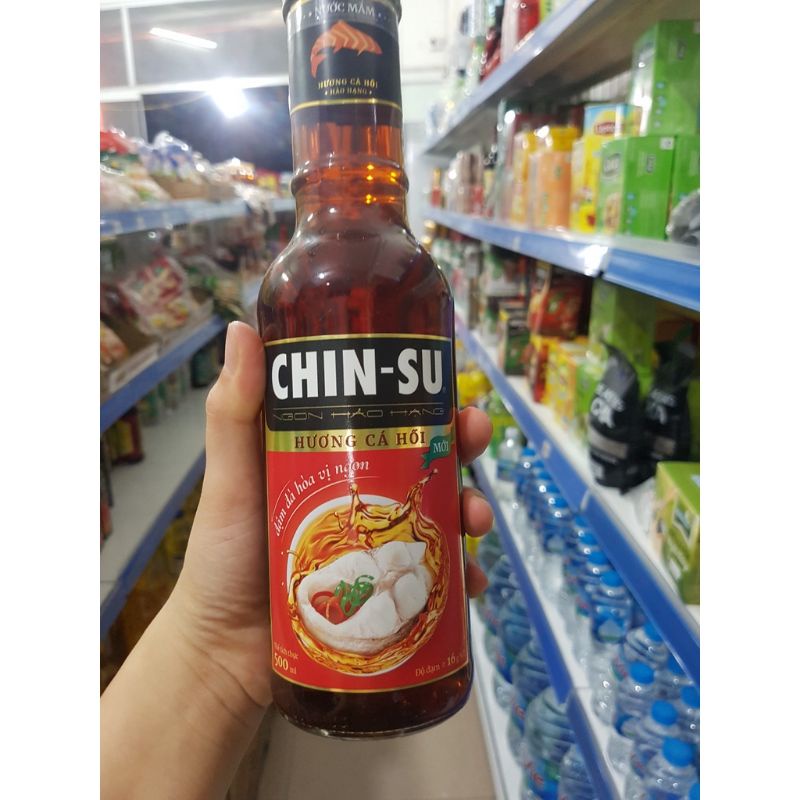 CHIN-SU nước mắm hương cá hồi chai 500ml