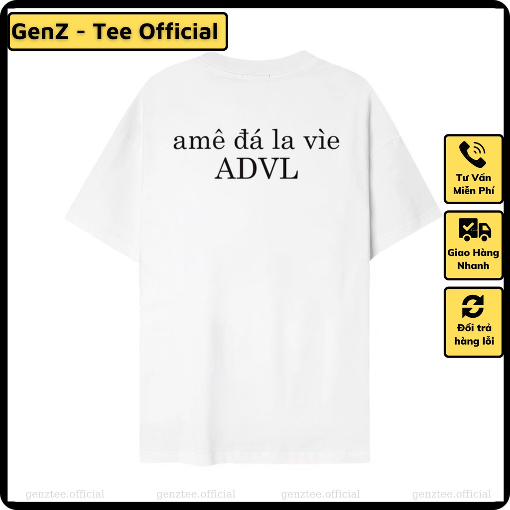 Áo ADLV Amê đá la vìe tấu hài thương hiệu mặc phong cách trẻ trung, nam nữ mặc form cực đẹp