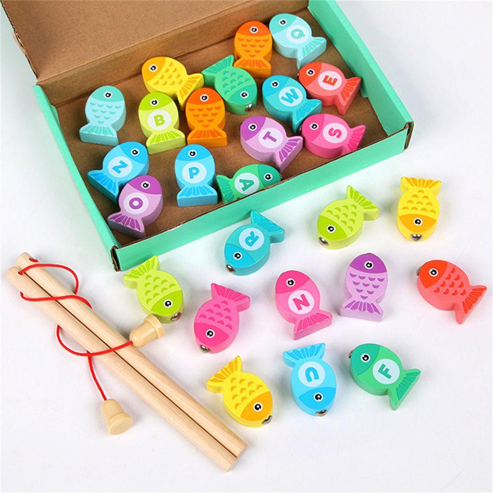 Bộ Đồ Chơi Câu Cá Bằng Gỗ Giáo Dục Sớm Cho Bé REBUY1