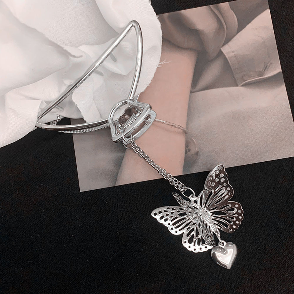 Kẹp Tóc Hình Trái Tim Phong Cách Cổ Điển Cho Nữ