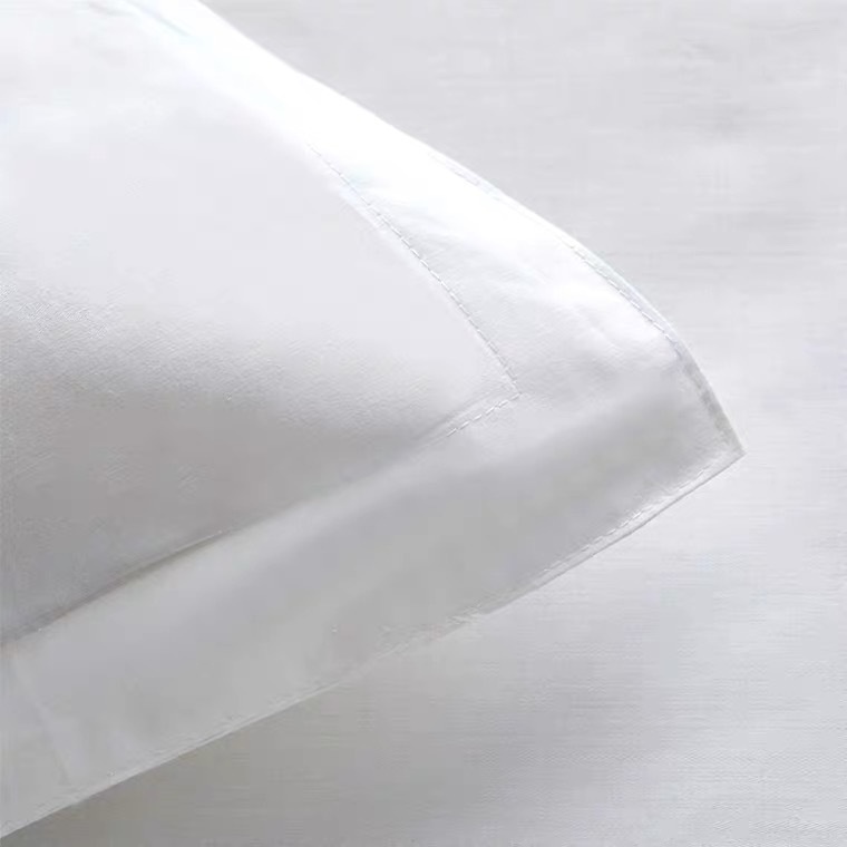 Vỏ gối RIOTEX cotton trắng trơn T300 40x60 và 50x70cm