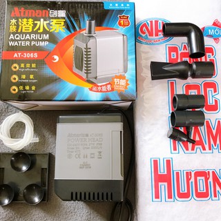 [Tặng Bông Lọc] Máy Bơm AT 306S 27w Cho Hồ Cá Cảnh, Mạnh Mẽ, Bền Bỉ Lại Tiết Kiệm Điện