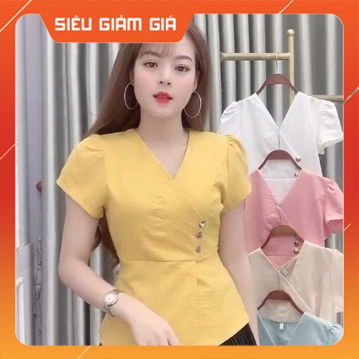 Áo công sở nữ- áo xinh A9 , 5 Màu ,Trang Nhã-Quần áo nữ