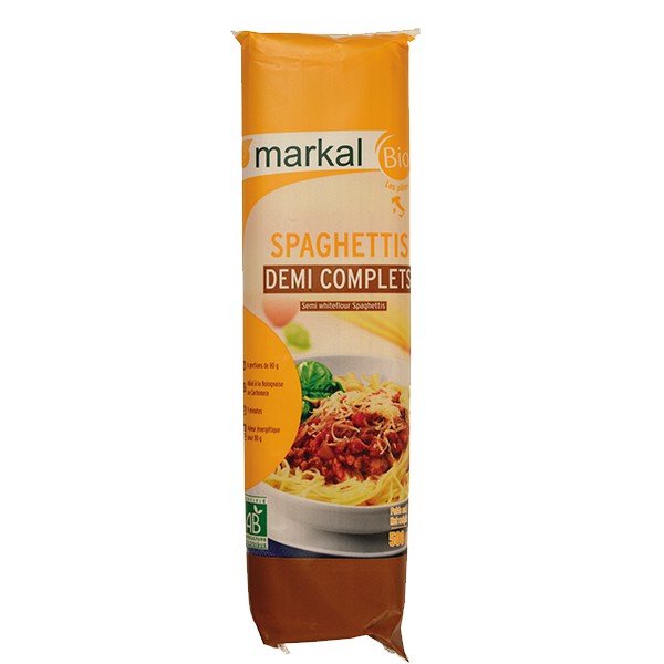 [Mã BMBAU50 giảm 7% đơn 99K] Mì spaghetti bán lứt hữu cơ Markal 500g