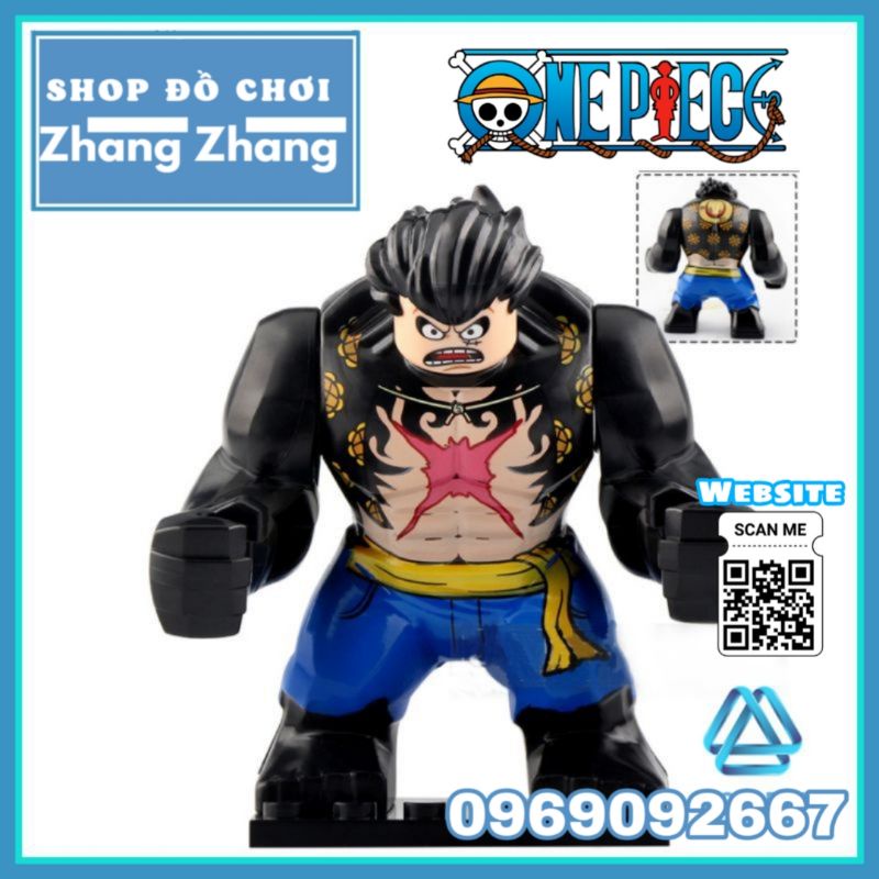 Đồ chơi Xếp hình Luffy gear 4 Boundman Đảo hải tặc trong One Piece Minifigures Koruit XP235