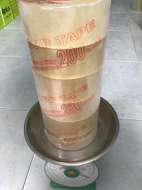 Băng keo trong/đục 5F 200Ya - 1.8kg/cây ( 6 cuộn)