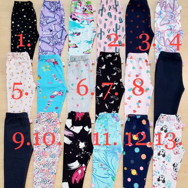 ❤mẫu 8-13❣8-21kg quần legging Gap dài bé gái ms2839