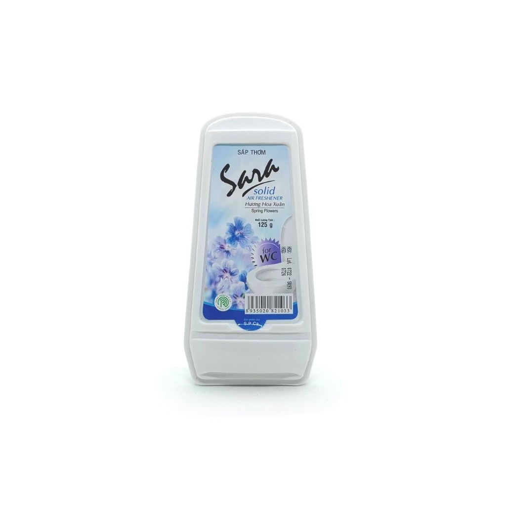 Sáp Thơm Nhà Vệ Sinh Khử Mùi Sara 125g Sáp Thơm Toilet Dùng Cho Cả Phòng Ngủ, Ô Tô, Tủ Quần Áo, Tủ Giày