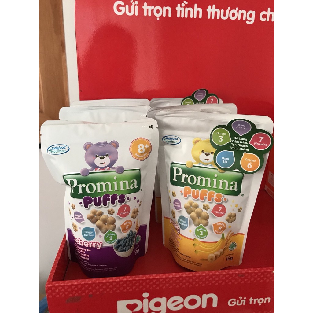 BÁNH ĂN DẶM PROMINA HƯƠNG VỊ CHUỐI/VIỆT QUẤT