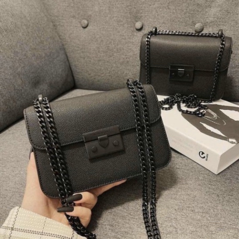 Túi Xách Thời Trang Khuy Bấm CNK Hoạ Tiết Da Đan Vặn Xoắn Cao Cấp Siêu Hot Trend