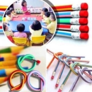 Bút chì uốn cong siêu dẻo dễ thương cho bé