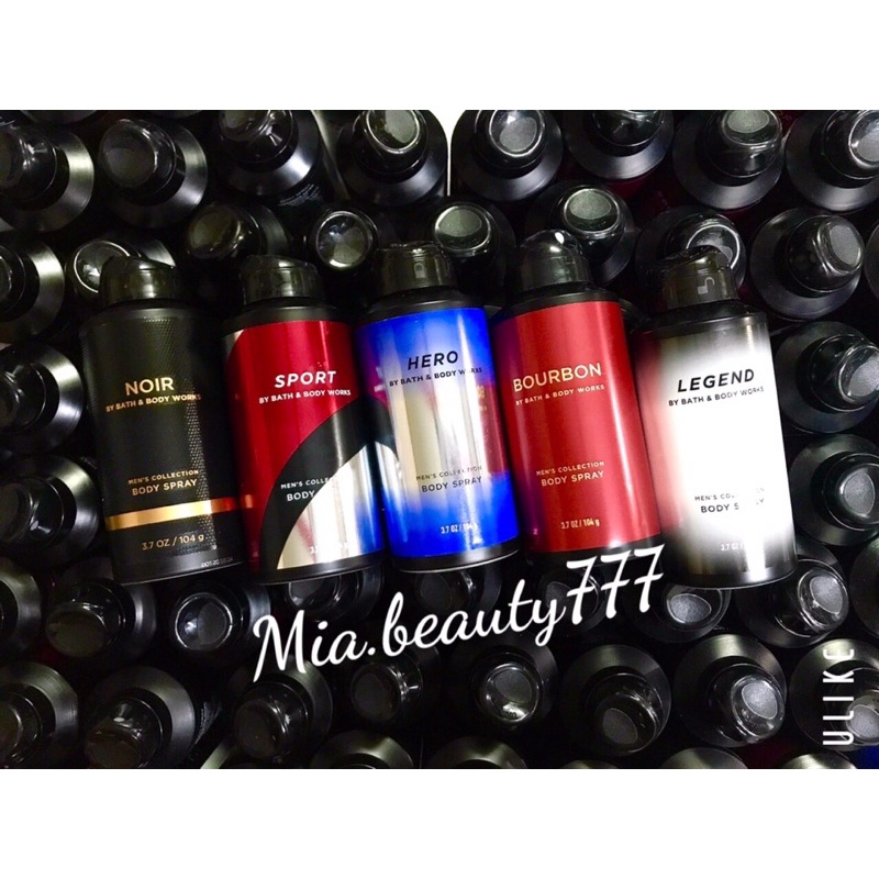 Xịt thơm body toàn thân cho nam hương nước hoa Bath And Body Works Body Spray