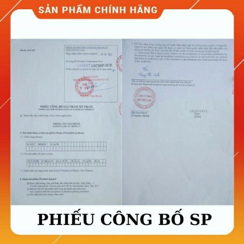 Sắc Mộc  lan liền sẹo mờ thâm nám tàn nhang