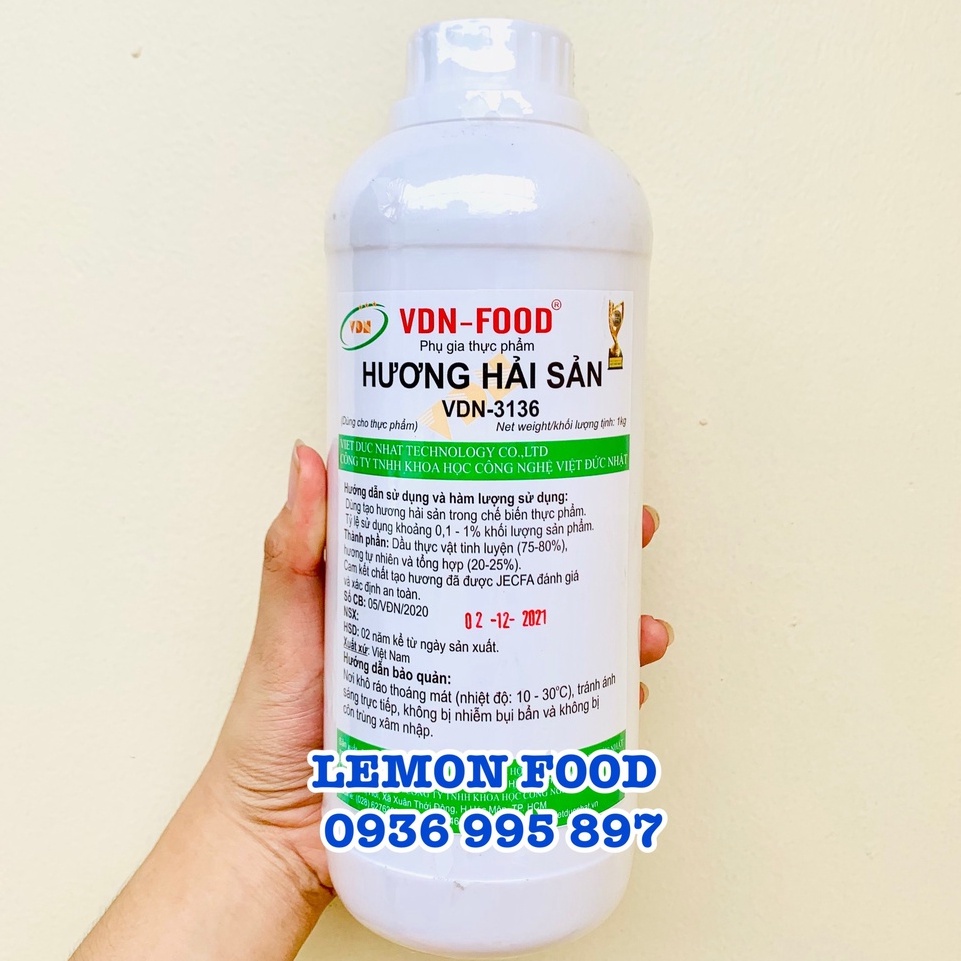 Hương hải sản dạng lỏng VDN - Hương cá hồi (Chai 1kg)